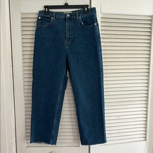 Everlane Women's Ankle & Cropped Jeans - Dark Blue